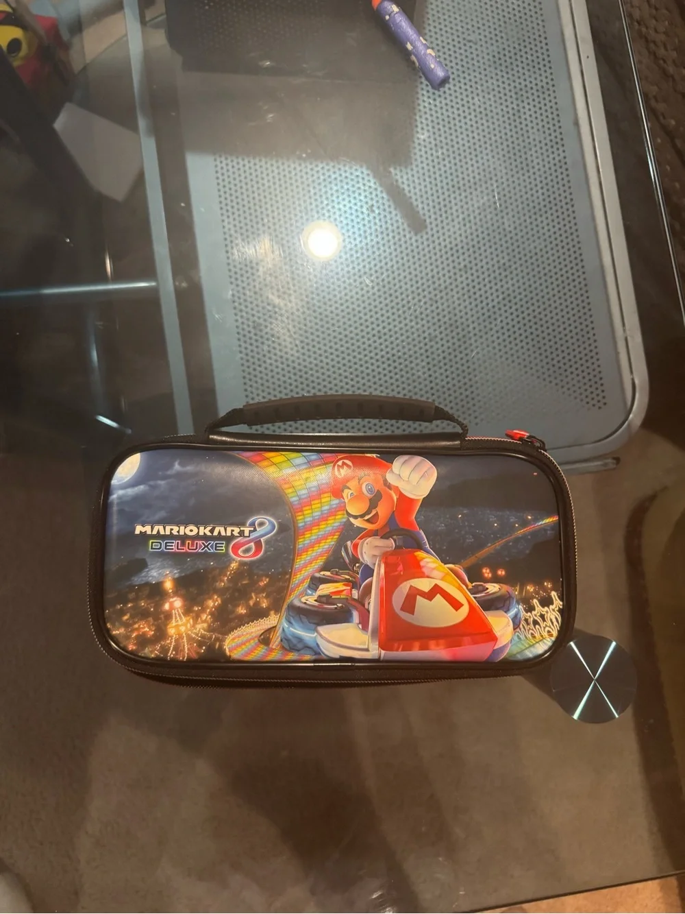 Nintendo Switch with Black Joy-Con Controllers + More